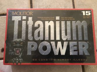 Molitor Titanium Golf Balls