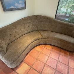 COUCH  - Semi Circle Mid Century Modern 