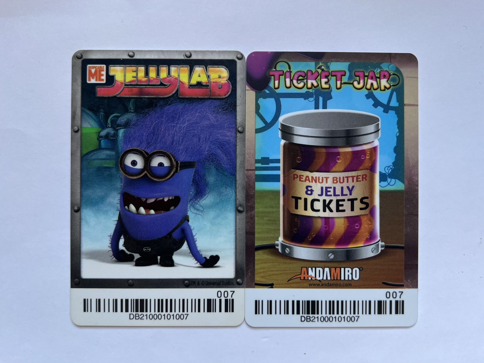 Dave And Buster Jelly Lab Rare Card