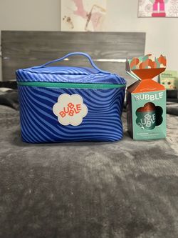 Bubbles skincare with the bag holder and Bubble Slam Dunk Glam Edition Moisturizer
