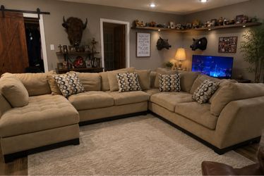 Large Beige Sectional