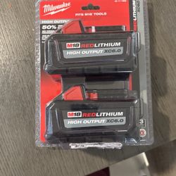 Milwaukee Red lithium High Output XC6.0