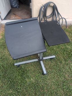 Adjustable Laptop Desk with Mouse Pad Tray