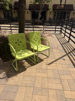 Crosley Azalea 2-Piece Retro Outdoor Chair Set Key Lime Gloss - 2 Chairs