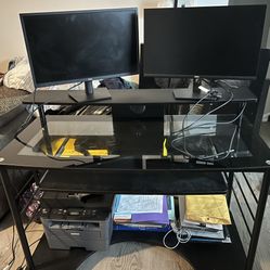 Glass Top Desk for Sale