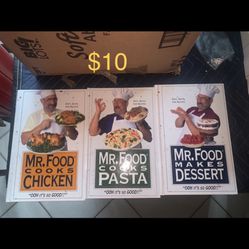3 Mr Food Cookbooks. $10 Obo 