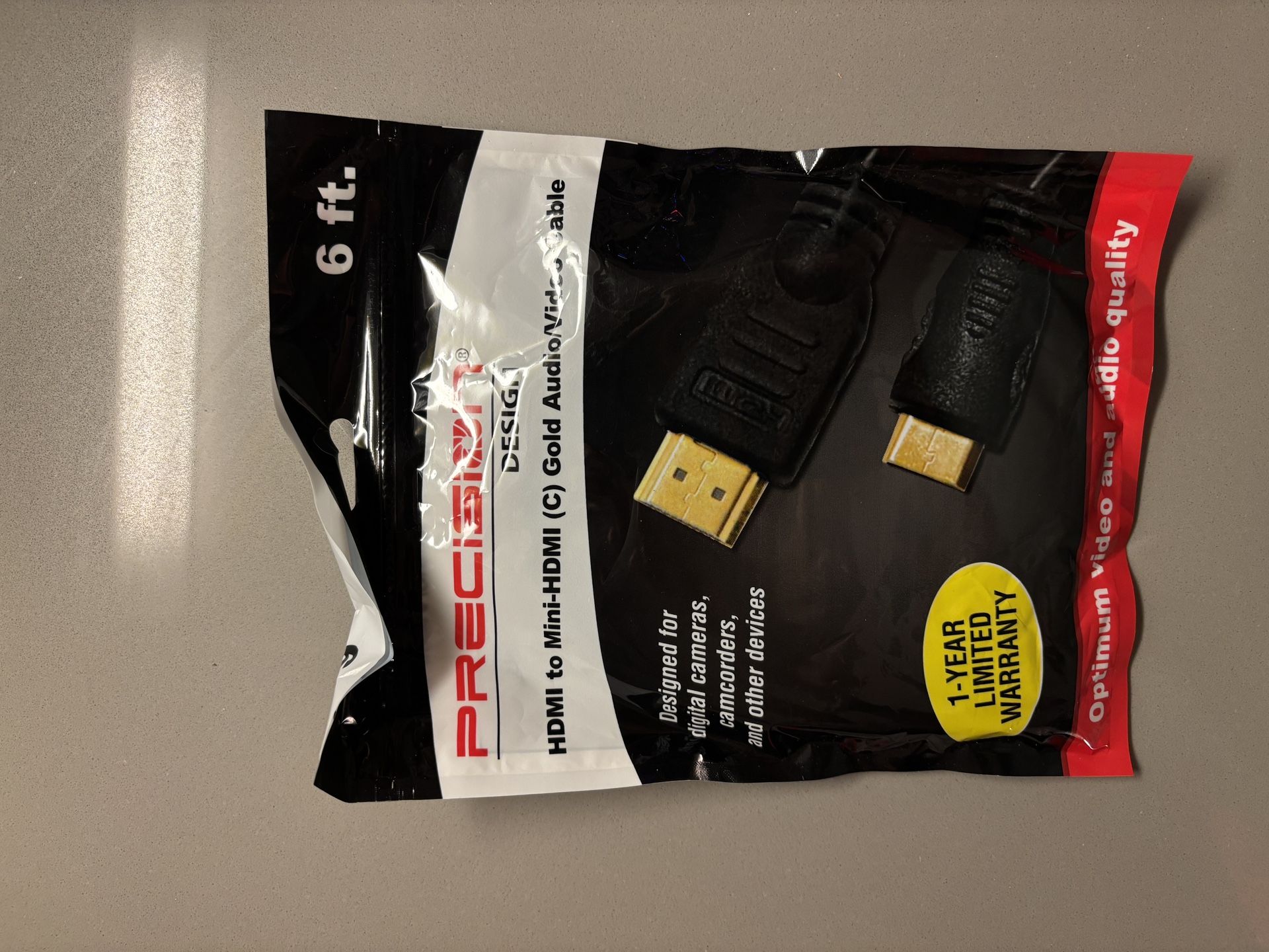 HDMI To Mini-HDMI (C) Audio/video Cable