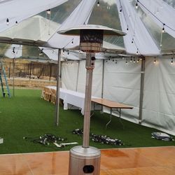 clear tent 20x30 fabric decoration string lights only RT
