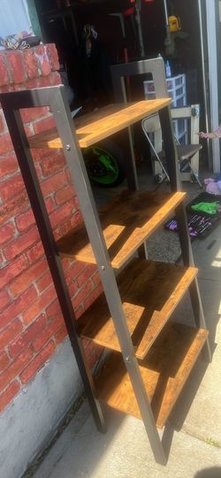 Ladder shelf