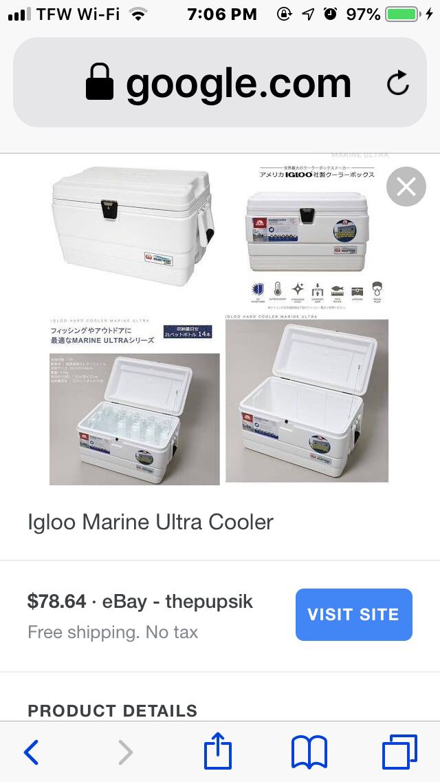 Igloo Marine Ultra Cooler