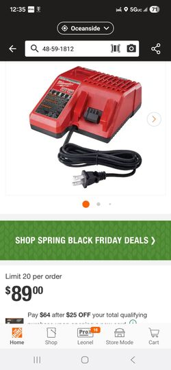 M12 and M18 12-Volt/18-Volt Lithium-Ion Multi-Voltage Battery Charger