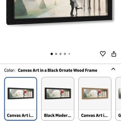 Canvas Art Black Frame 