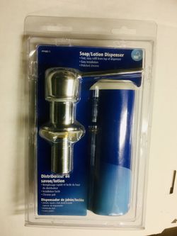 Crome  Plated Soap Lotion Dispenser