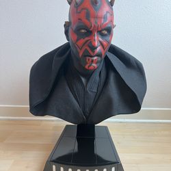 SIDESHOW DARTH MAUL BUST LIFE SIZE STAR WARS