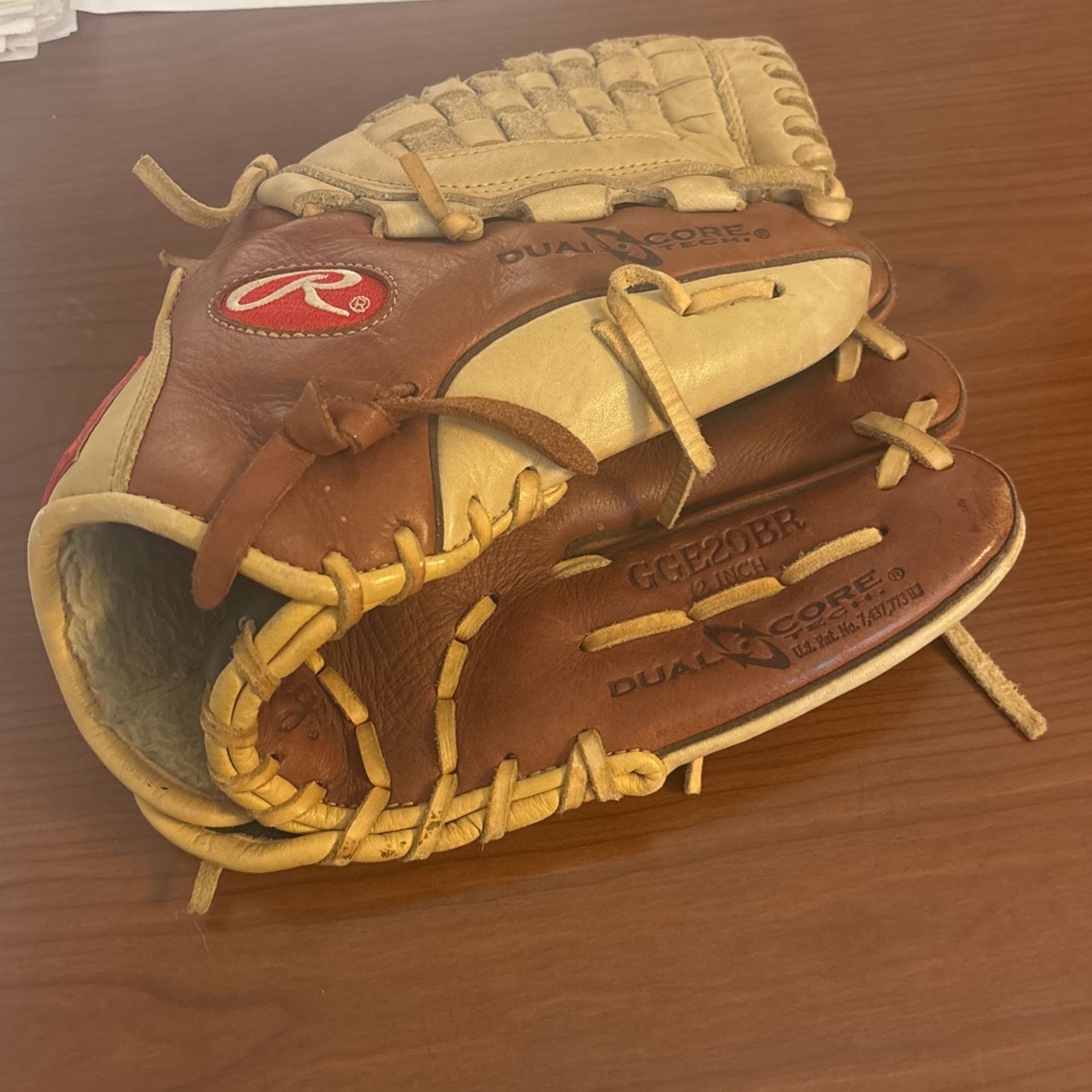 Rawlings 12 Inch Dual Core Baseball Glove