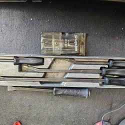 Snap On Used Pry Bar Set 