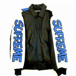 Supreme Smurf’s Large Black Varsity Jacket