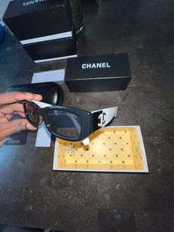 Black & White Chanel Sunglasses