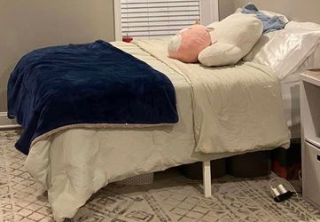 Full size mattress and bed frame