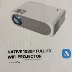 Projector with WiFi and Bluetooth, Pericat 4K 