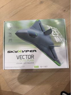 Used Sky Viper Vector RC Remote Control Stunt Jet Plane