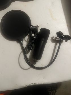 Condenser Usb Microphone & Pop Filter