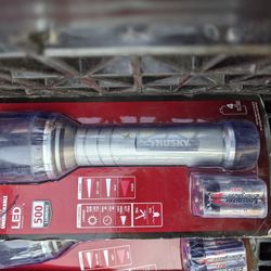 Husky 500 Lumen LED Dual Beam Flashlight
