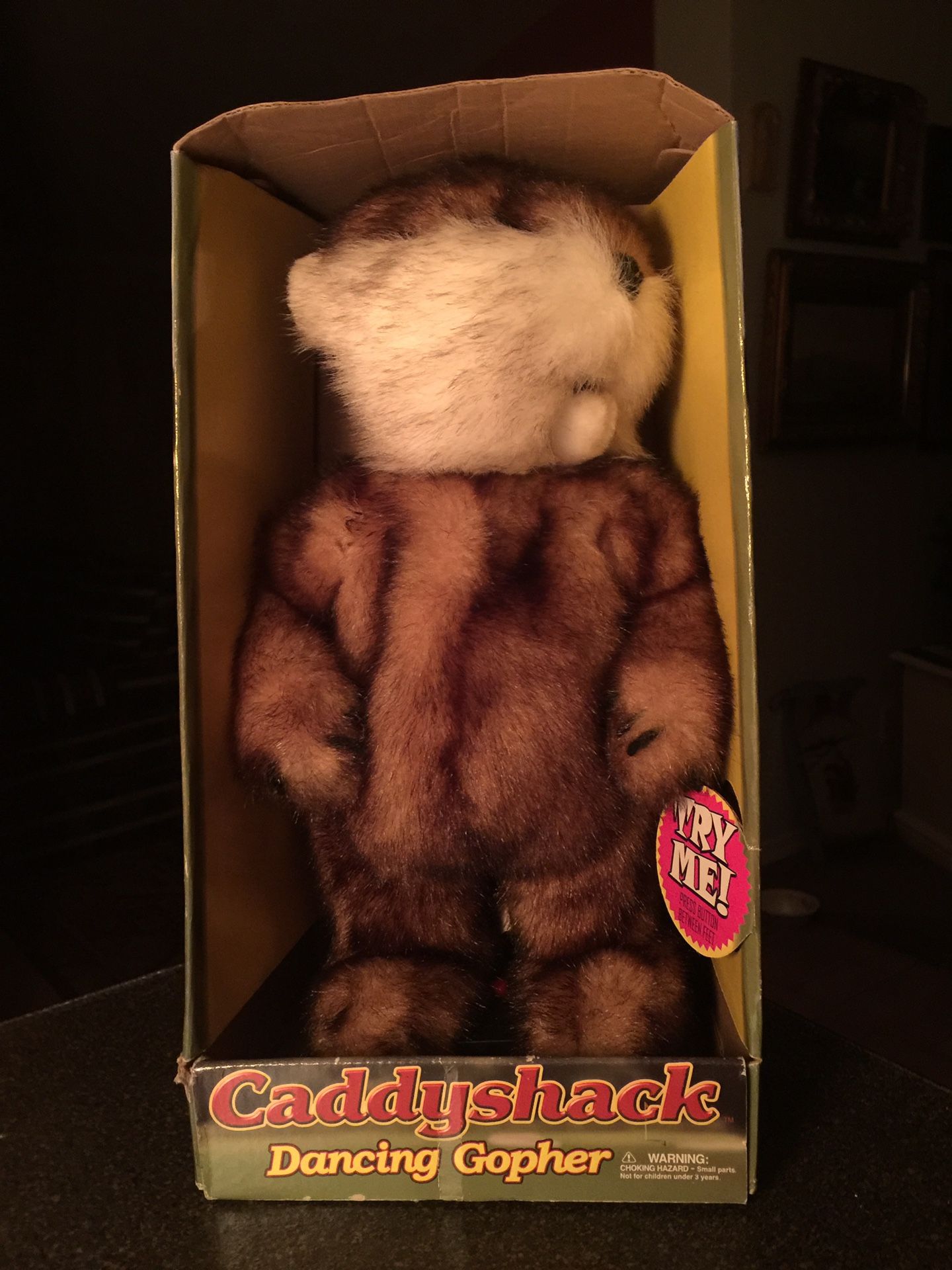 Dancing Gopher from Caddyshack With Original Box, Movie Memorabilia