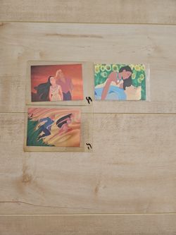 Disney Skybox 1995 Pocahontas Motion Card  3 Card Chase Set (1, 3, 4) 