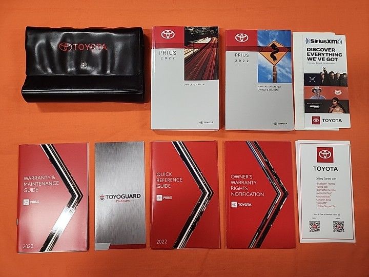 2022 Toyota Prius Owners Manual - Complete Set