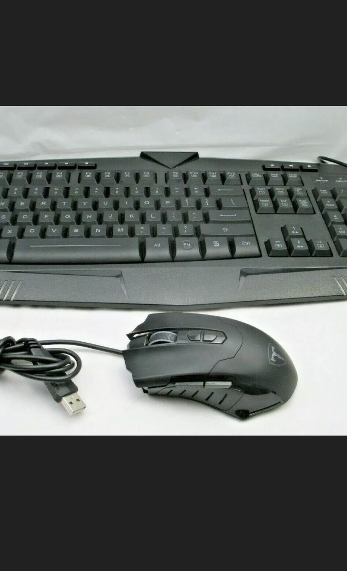 Black RGB Gaming Keyboard - Model: PC232A - USB Connection
