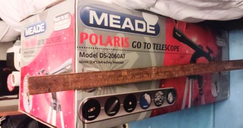Meade Polaris Go-To Telescope IOB never used