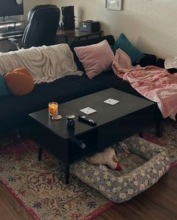 Coffee table with lift-top