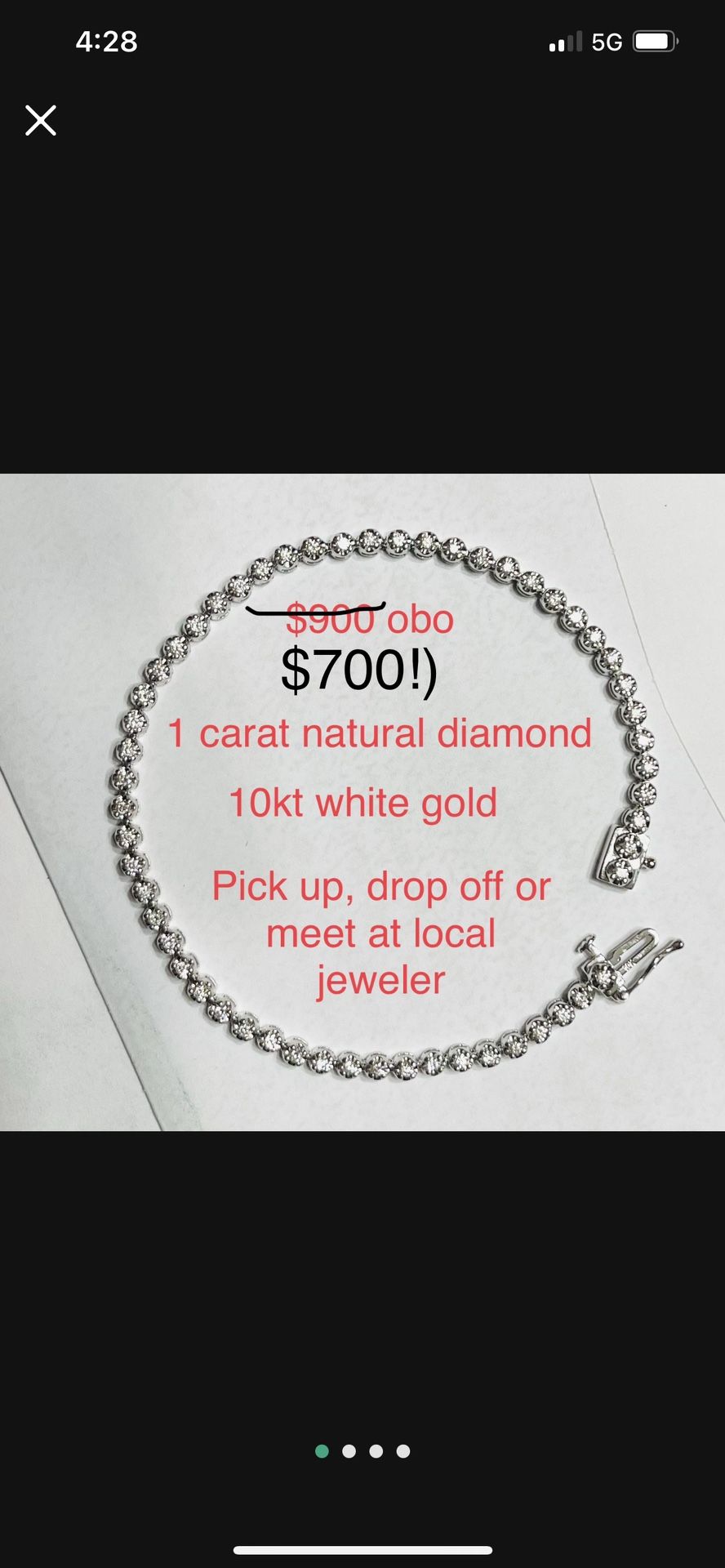 1 Carat Diamond Tennis Bracelet