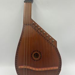 Bandura National Ukrainian Folk musical instrument 1974 Wooden Zither String toy