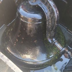 Cast iron vintage church bell