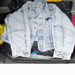 Men's Denim Jacket - Size XL - Waist Coat 