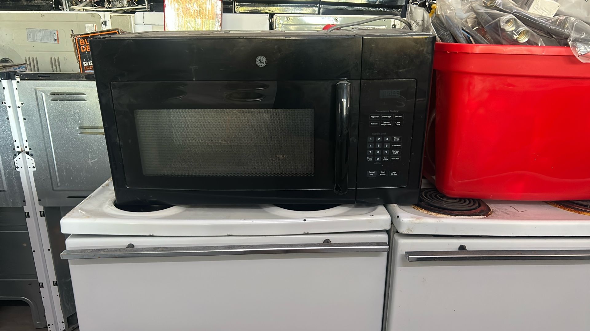 Black Ge Over The Range Microwave