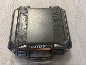 Pelican Vault Tough Protective Case in Black with Orange Accent