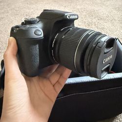 EOS Rebel T7 DSLR Video Camera with 18-55mm Lens
