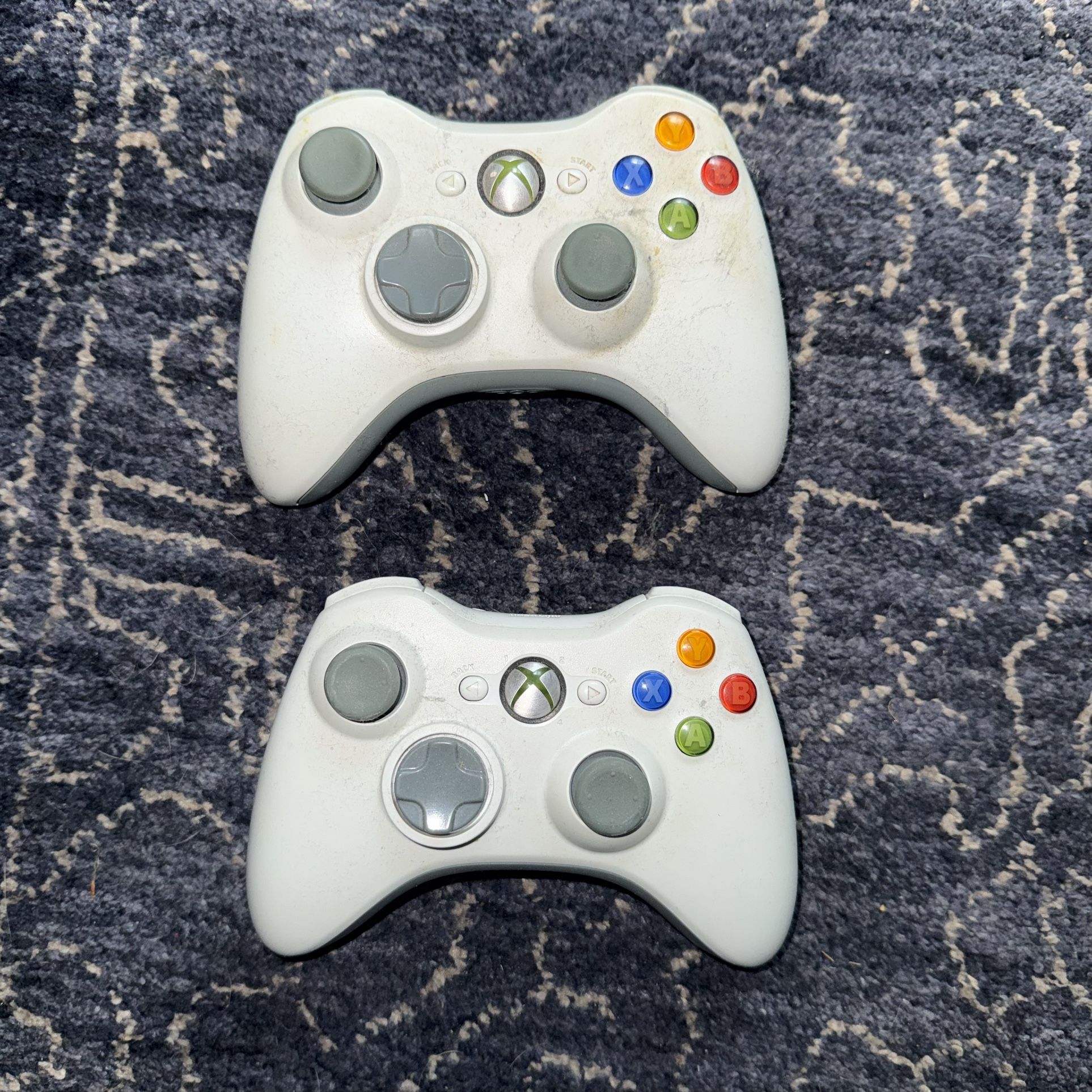 2 Xbox 360 Wireless Controllers – Both Work – $25 (Sacramento)