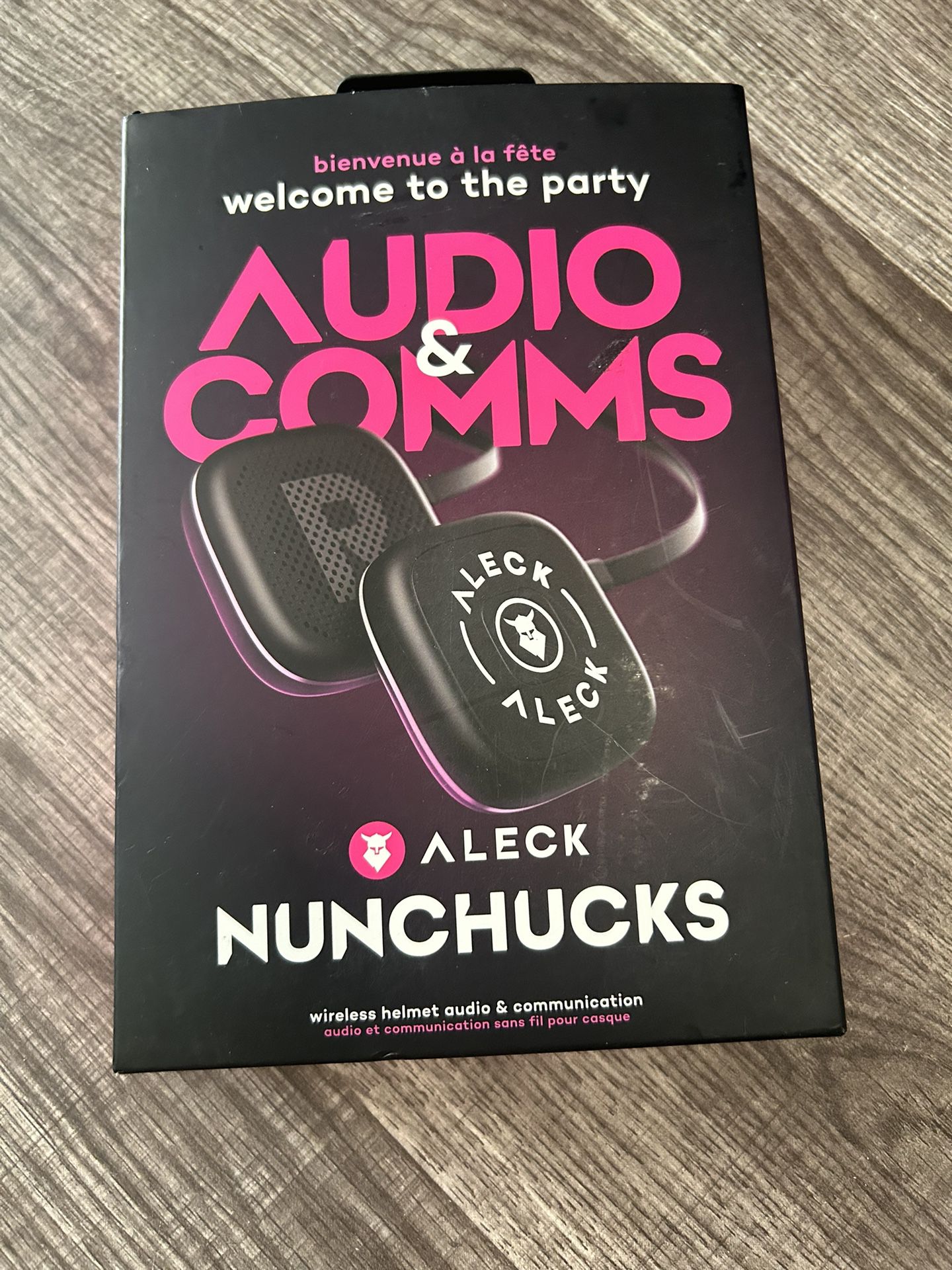 ALECK Nunchucks Universal Wireless Bluetooth Helmet Speakers Headphones