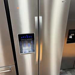 Whirlpool Side By Side Fridge Counter Depth 