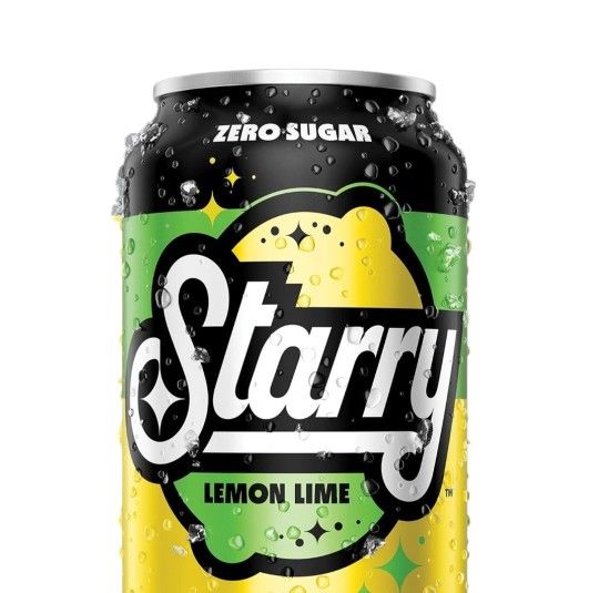 Starry Zero Sugar Lemon Lime Carbonated Beverage mini cans 7.5 fl oz 10-pack