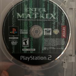 Enter The Matrix PS2 Game