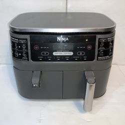 Ninja DZ201 Foodi 8 Quart 6-In-1 Dualzone 2-Basket Air Fryer Baskets Roast (broken handle)