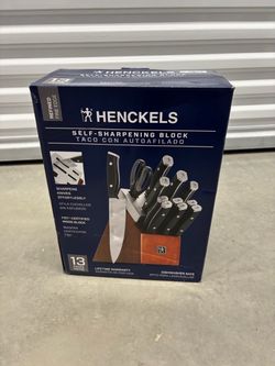HENCKELS Refined 13-piece Self- Sharpening Knife Block Set