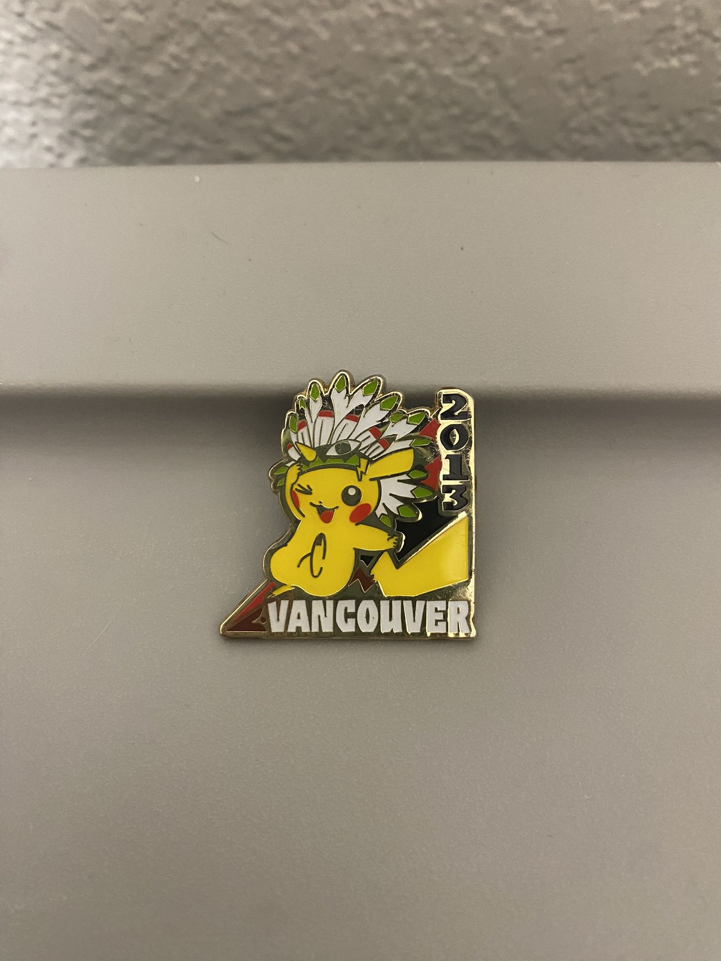 Pokemon 2013 Vancouver World Championship Pikachu Pin Badge Nintendo