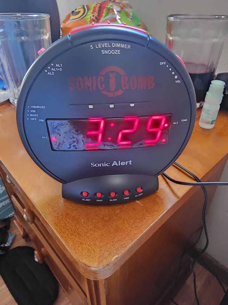 Sonic Bomb Sonic Alert Alarm Clock