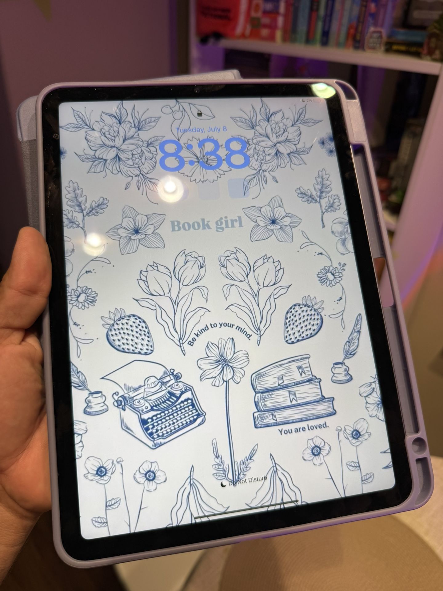 2022 Purple Apple Ipad Air 64gb Unlocked GPS & WIFI A2589
